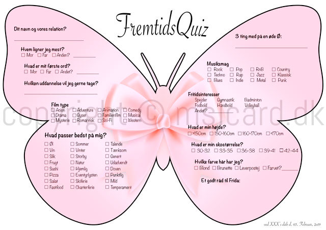 Baby fremtidsquiz til print